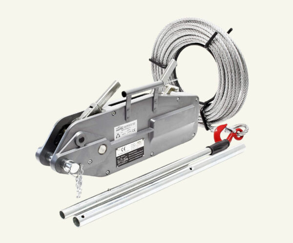 winch-3T Heavy-Duty Aluminium Manual Cable Pulling Winch