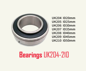 UK204-210 Plain Bearings UK Series – UK204 to UK210