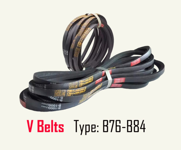 VBelts-B76-B84 Type B V-Belts – Industrial Drive Belts (Sizes B76–B84)